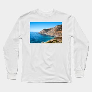 Looking North Along The Central California Coast Long Sleeve T-Shirt